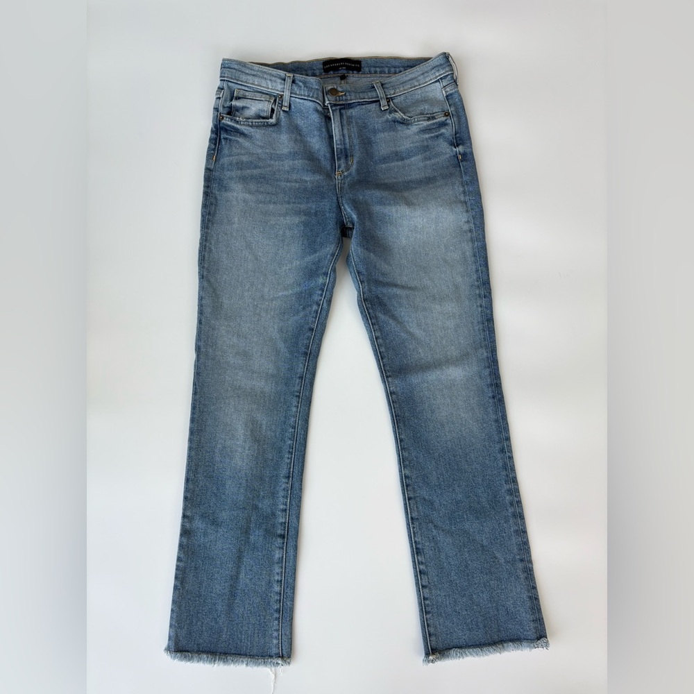 Los Angeles Denim Co. Straight Frayed Jeans